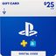 PSN GIFTCARD - 25$ (US) STOCKABLE