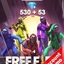 FREE FIRE 530 + 53 DIAMONDS PINS (GARENA)