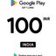 Google Play Gift Card 100 INR - India