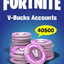 New Epic account with 40,500 Fortnite V-Bucks