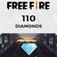 Free Fire 100 + 10 Diamonds Pins (Garena)