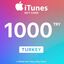 Itunes Gift Card 1000 TL Apple Store (Turkey)