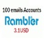 100 emails rambler.ru IMAP, POP activated