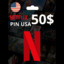 NETFLIX Gift Card USA 50$