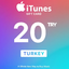 itunes Gift Card 20 Try Turkey (TL) Stockable