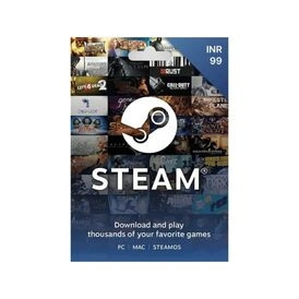 Steam Wallet - ₹ 99 INR Gift Card - India