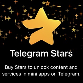 ⭐️500 Telegram Stars⭐️ (via @username✅)