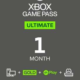 Xbox game pass ultimat gold 1month