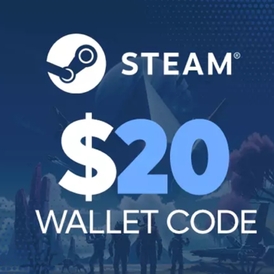 Steam wallet gift card USA 20$ USD stockable