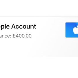 [Apple ID] - Apple store balance £400, UK