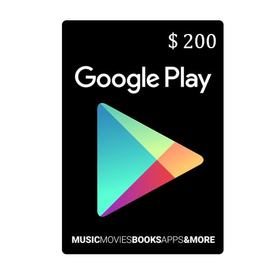 Google play gift card 200$