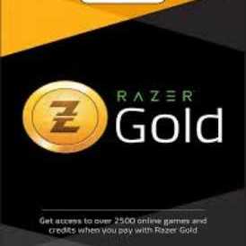 Razer Gold 10$ USD global stockable pin