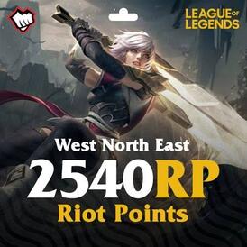 🎮League of Legend 20€- 2540 RP [EUW/EUN/EUE]