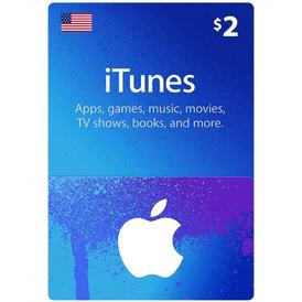 iTunes 2$ Gift Card (US)