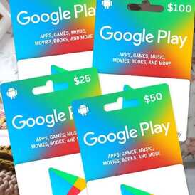 Carte cadeau Google Play US de 100$