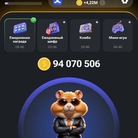 🐹Hamster kombat-4.3m/h, 150kk, 9/11, 10 ref.