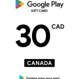 Google play gift card Canada