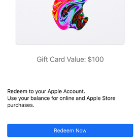 GiftCard Apple