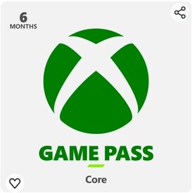 Xbox Game Pass Core 6 months - INDIA