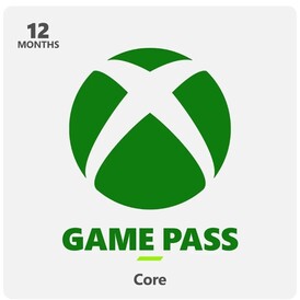 Xbox game pass core 12 months INDIA keys