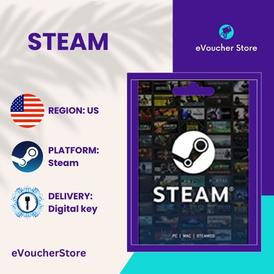 Steam Wallet Code USD $20 (USA)