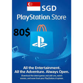 PlayStation Network PSN 80 SGD