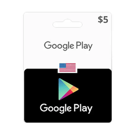 Google Play Gift Card 5 USD