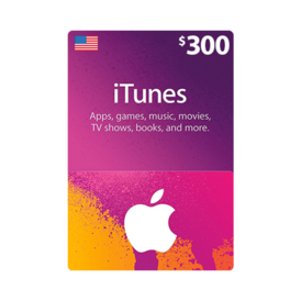 itunes Gift Card 300 USD ( USA )