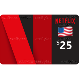 $25 Netflix USA 🇺🇸 Gift Card