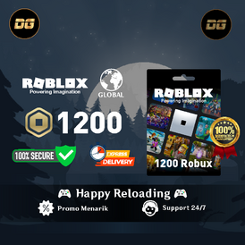 Roblox 1200 Robux Gift Card Global Region