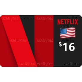 $16 Netflix USA 🇺🇸 Gift Card