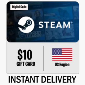 🇺🇸$10.00 STEAM GIFT CARD - INSTANT DELIVERY