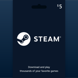 steam gift card global 5 usd