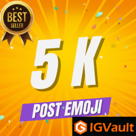 5K (5000) Facebook Post Emoji Publication Fac