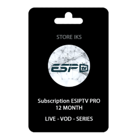 ES PRO IPTV 12 MONTHS (ESIPTV)