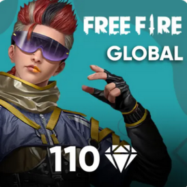 Free Fire 100 + 10 Diamonds Pins