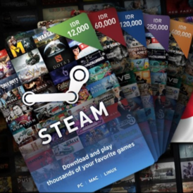 Steam Wallet Gift Card 8000 IDR (Indonesia)