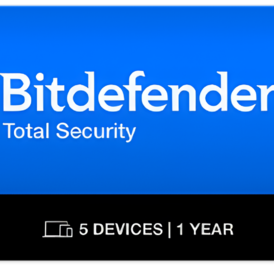 Bitdefender Total Security (5 Devices 1 Year)