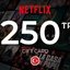 Netflix 250 TL TRY Gift Card Turkey stockable