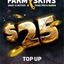 Farmskins Wallet Card 25 USD - Global Key