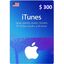 I tunes gift card 300 USD