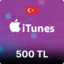 Itunes Gift Card 500 TL Apple Store (Turkey)