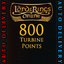 Lord of the Rings Online 800 Turbine Points