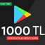 1000 TRY Google Play Gift Card Turkey