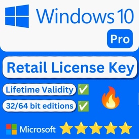 Windows 10 Pro Retail Key ⭐⭐⭐⭐⭐