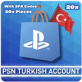 Psn New Account 🇹🇷 20x Pieces⚜️ With 2FA 🎁