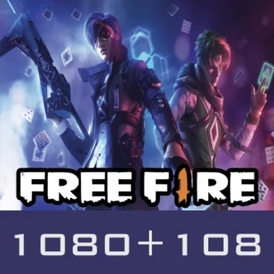 Free fire 1080 + 108  global pin ( garena)