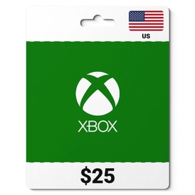 Xbox gift card USA 25 USD (Stockable)