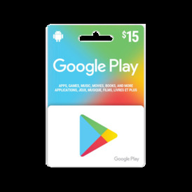 gift card google play$15 CA