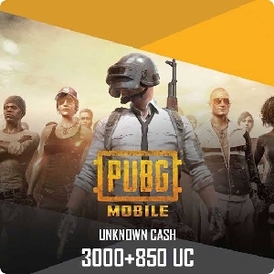 3850 UC PUBG Mobile Global PIN (Stockable)